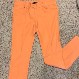 Never worn, peach color, slacks